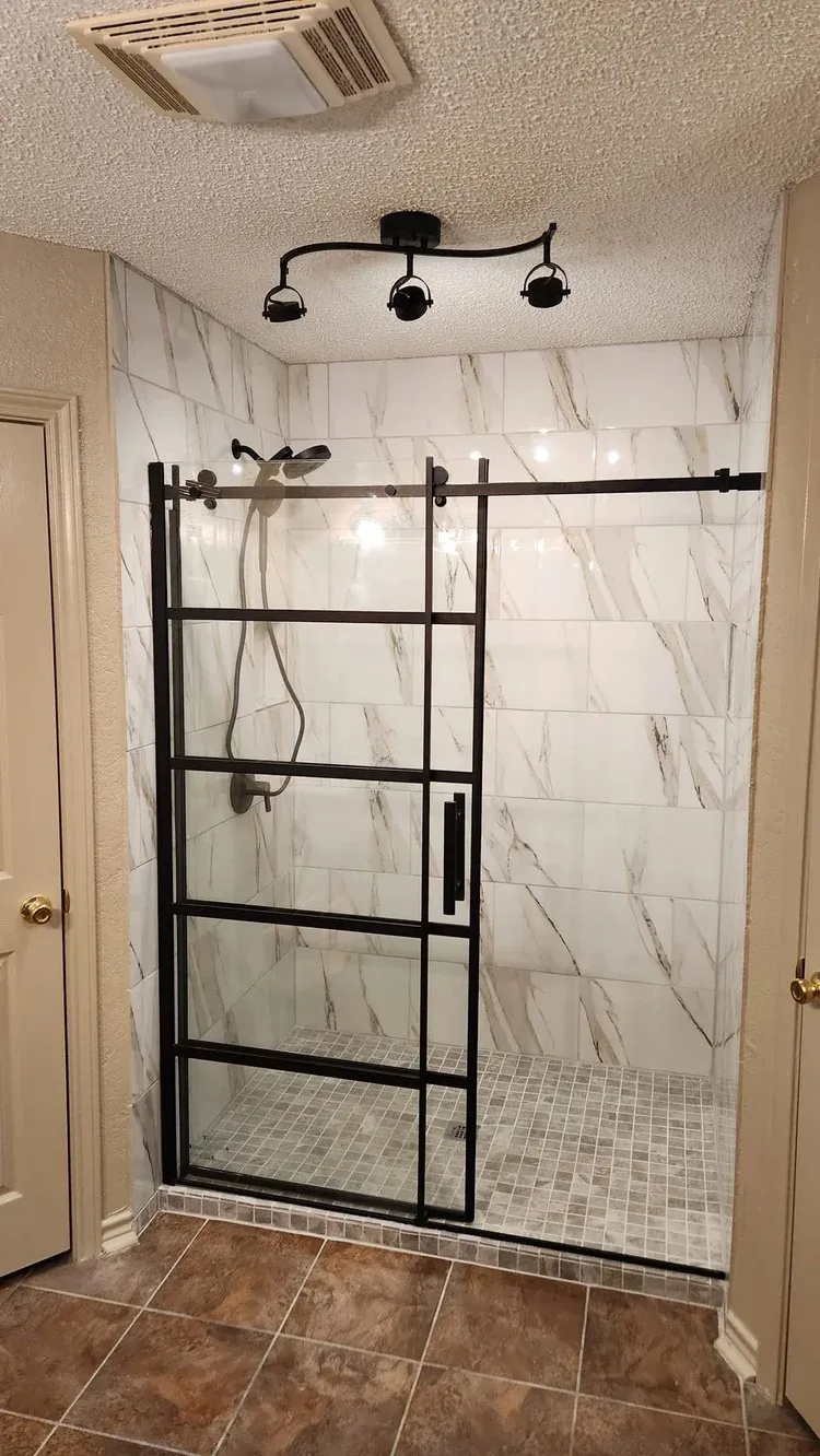 Finished view of the Quinlan bathroom remodeling project