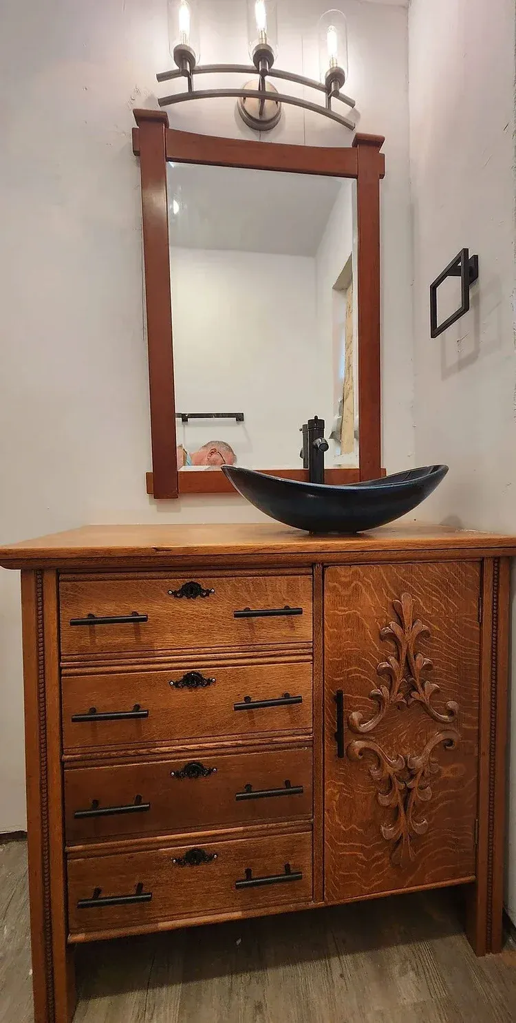 Finished view of the Sunset bathroom remodeling project