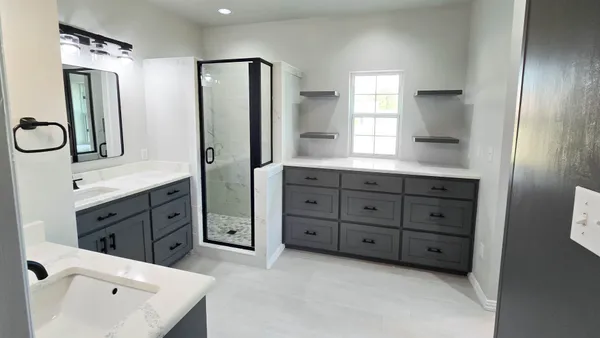 Greenville Premium Master Bath view 1