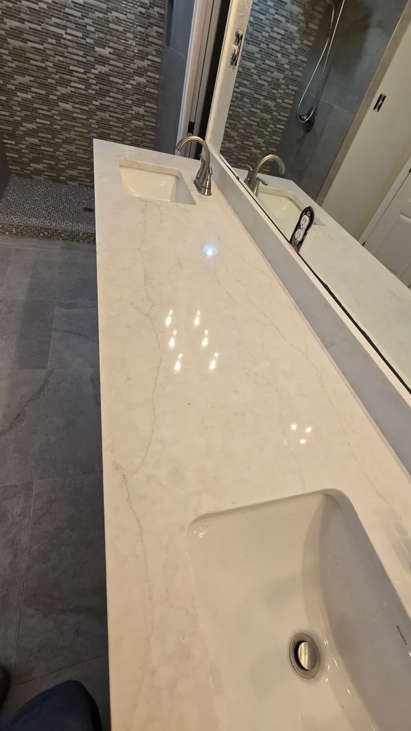 Old Mill Road Master Bath view 2