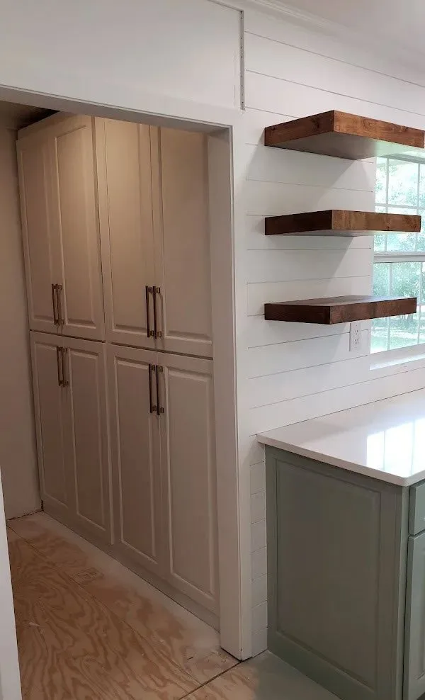 Premium quartz countertop installation detail