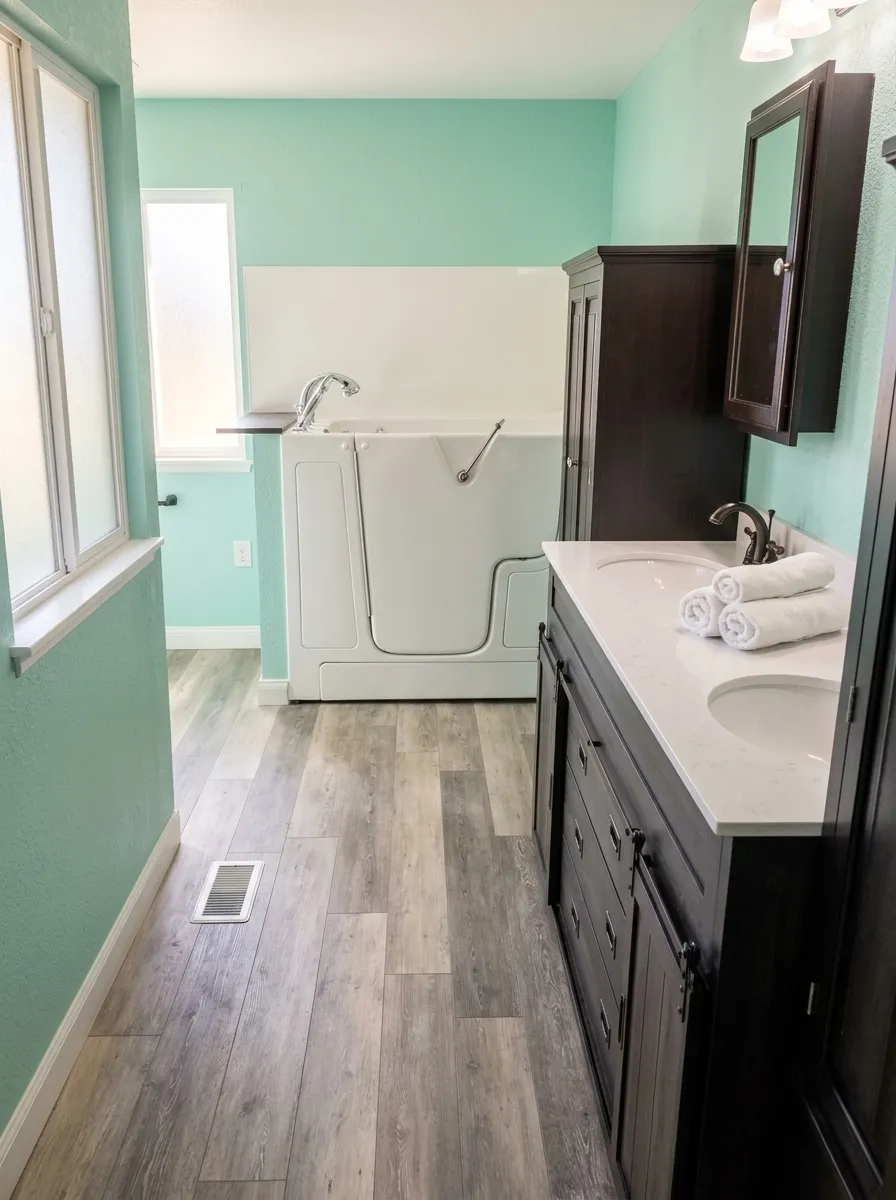 ADA-compliant entryway modification